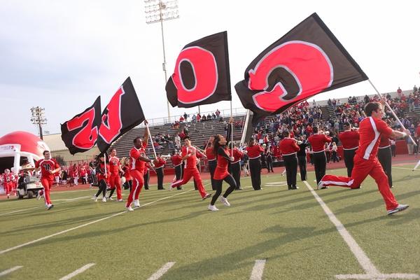 Govs at football game